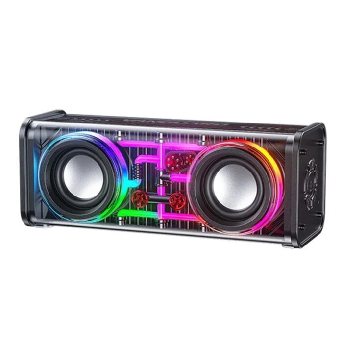 V8 Transparent RGB Transparent Wireless Speaker - Image 3