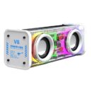 V8 Transparent RGB Transparent Wireless Speaker